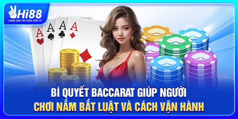 Bí quyết Baccarat giúp người chơi nắm bắt luật và cách vận hành