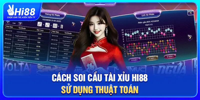 Cách soi cầu tài xỉu Hi88 – Sử dụng thuật toán
