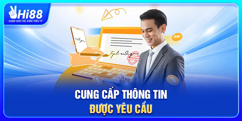 Cung cấp thông tin được yêu cầu