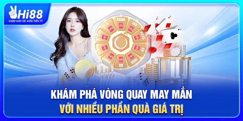 Khám phá vòng quay may mắn với nhiều phần quà giá trị