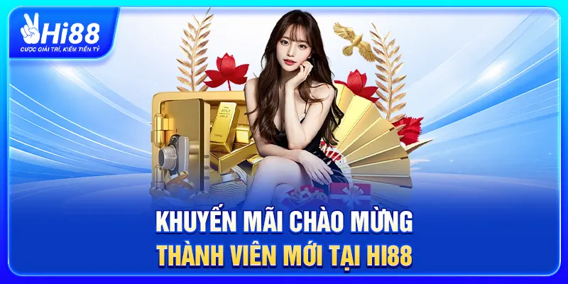 Khuyến mãi chào mừng thành viên mới tại Hi88