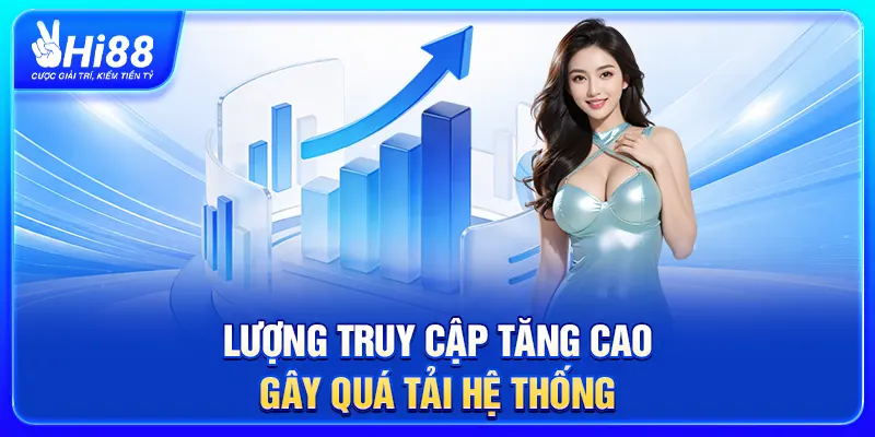 Lượng truy cập tăng cao gây quá tải hệ thống