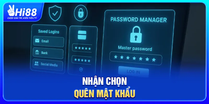 Nhận chọn quên mật khẩu